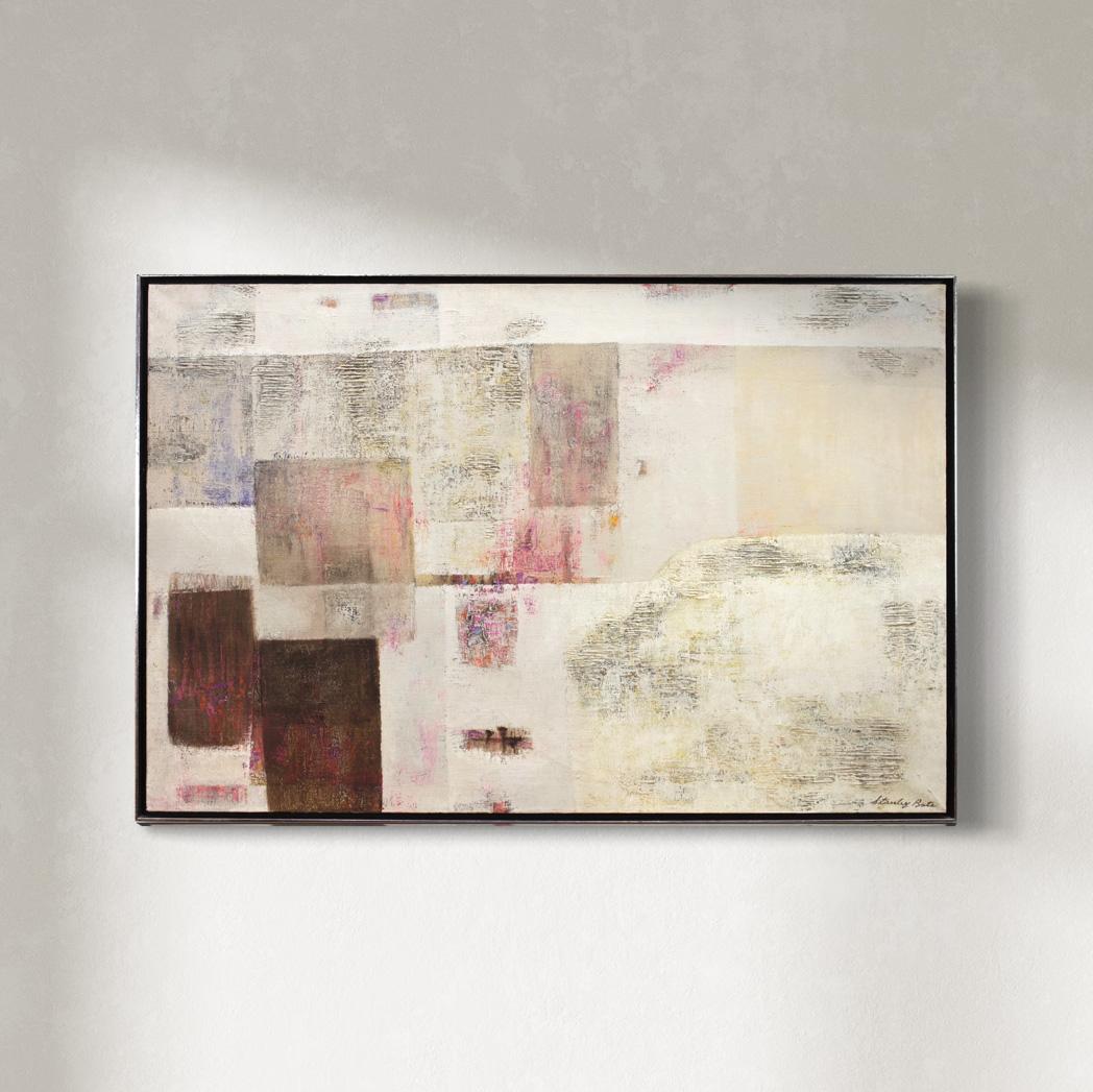 « Great Wall, » peinture abstraite moderne des années 1970