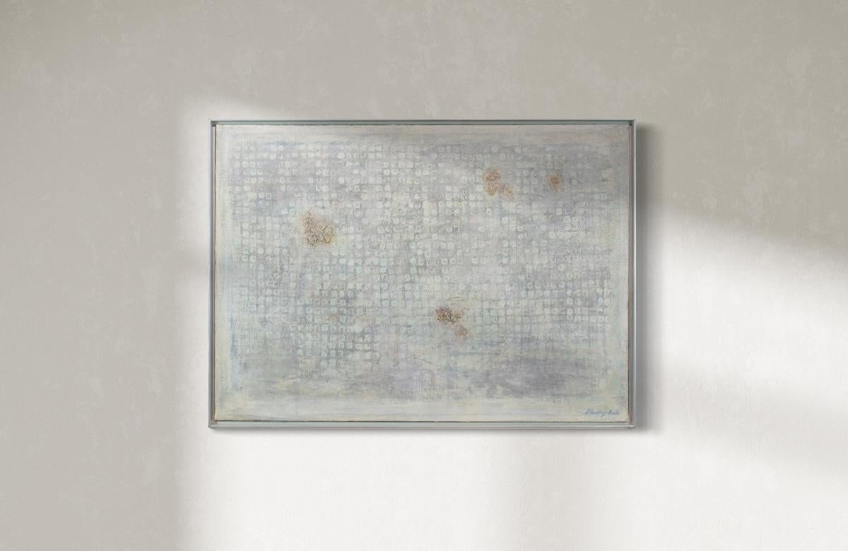 Abstract Painting di Stanley Bate - "I. Hill" Pittura astratta moderna