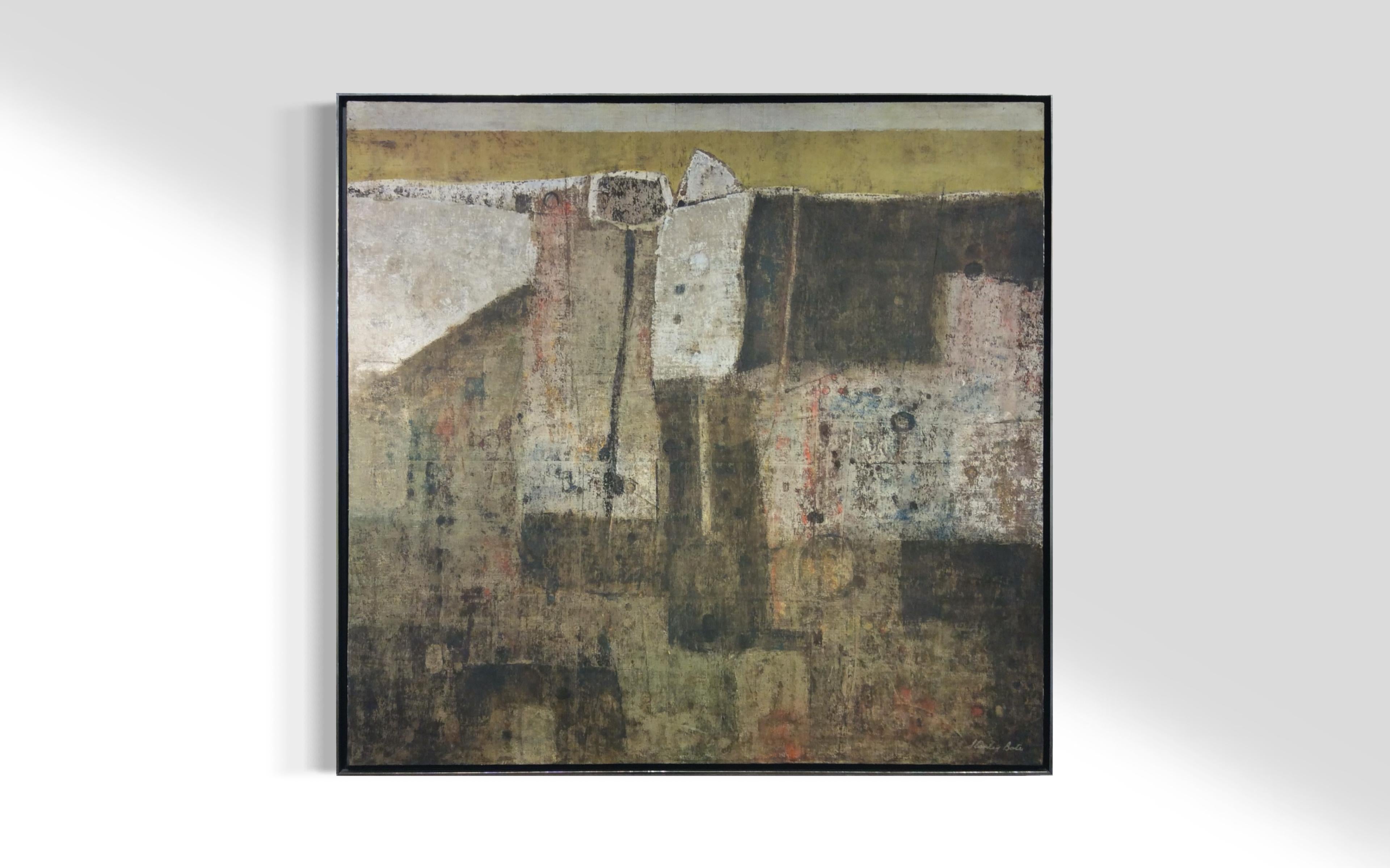 Peinture abstraite moderne des années 1960 « Martos »
