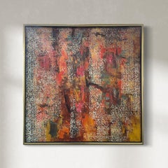 Stanley Bate - "Messaggi a Friburgo", Pittura astratta moderna del 1960 "Messaggi a Friburgo", Pittura astratta moderna del 1960