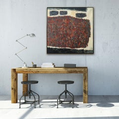 "Morat, " 1960s Modern Abstract Painting