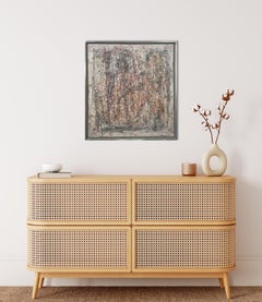 "Paphos, " 1960s Modern Abstract Painting