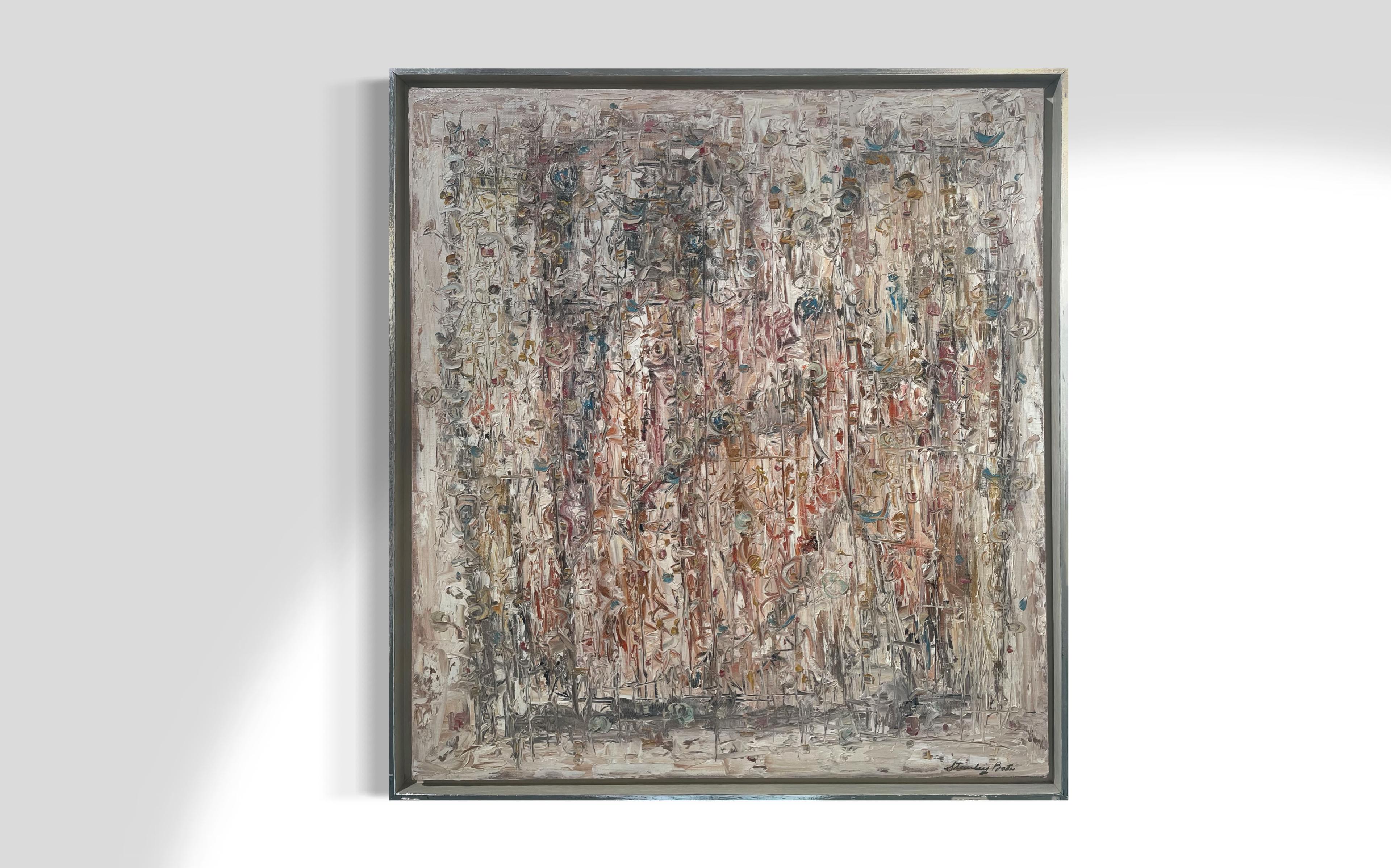 "Paphos", pittura astratta moderna del 1960