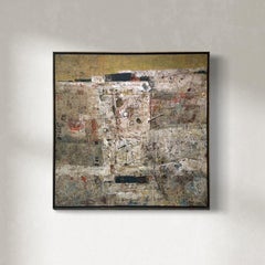 Peinture abstraite moderne des années 1960 « Sesgres »