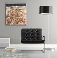 "Disgelo di primavera", pittura astratta moderna del 1960