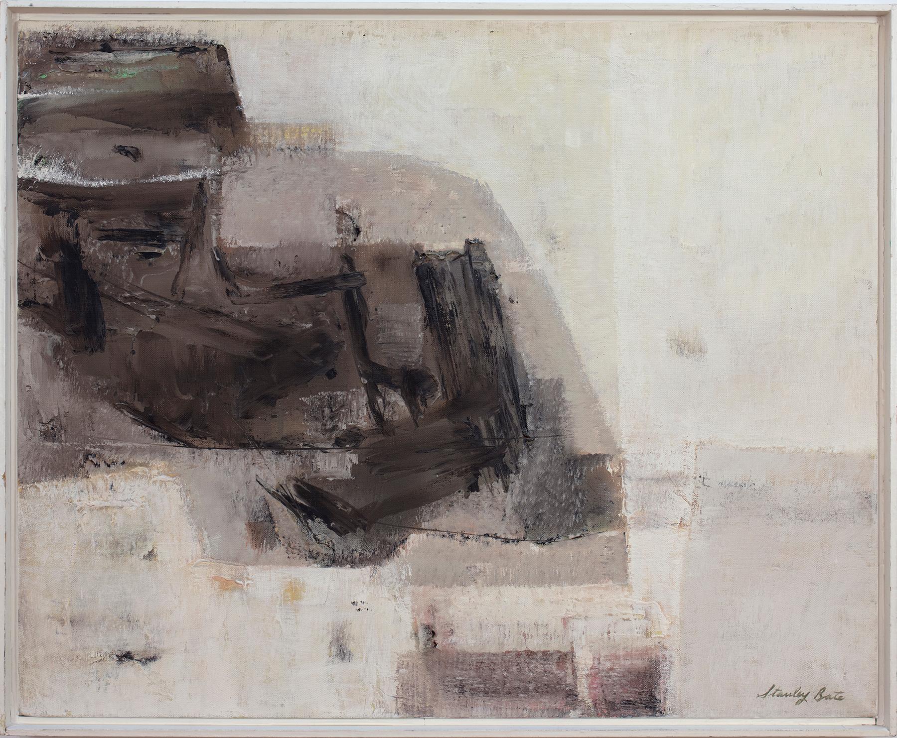 Abstract Painting di Stanley Bate - "Storm King", pittura astratta moderna degli anni '60