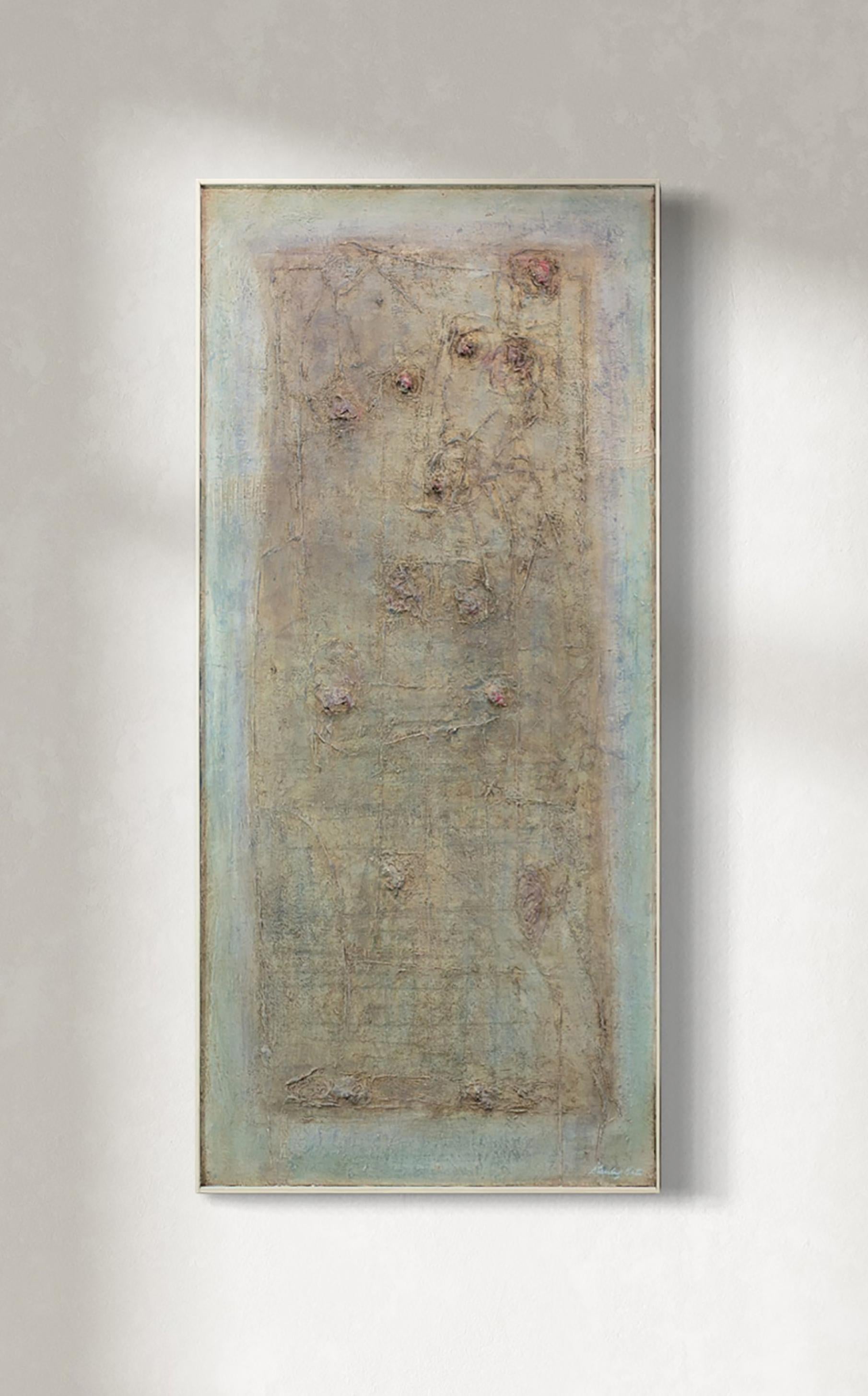 "Il serpente" Pittura astratta moderna - Painting di Stanley Bate