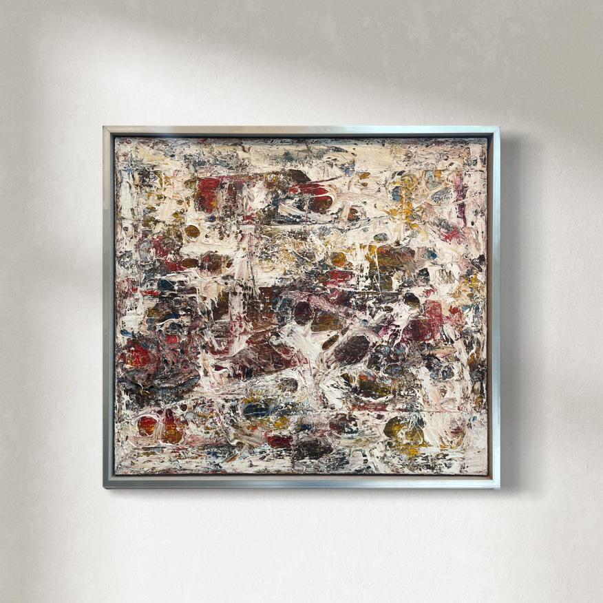 "Sin título nº 144", pintura abstracta moderna de los años 60