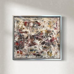 "Sin título nº 144", pintura abstracta moderna de los años 60