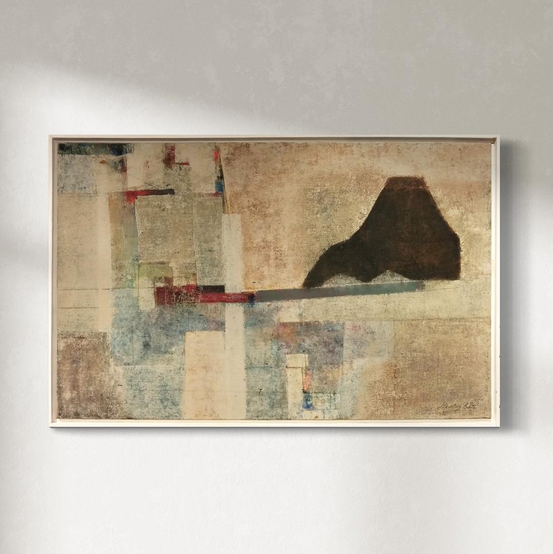 "Untitled, " 1960s Modern Abstract Painting