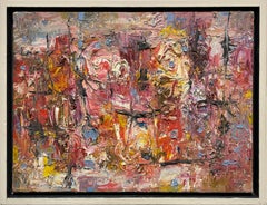 "Untitled," 1960s Modern Abstract Painting