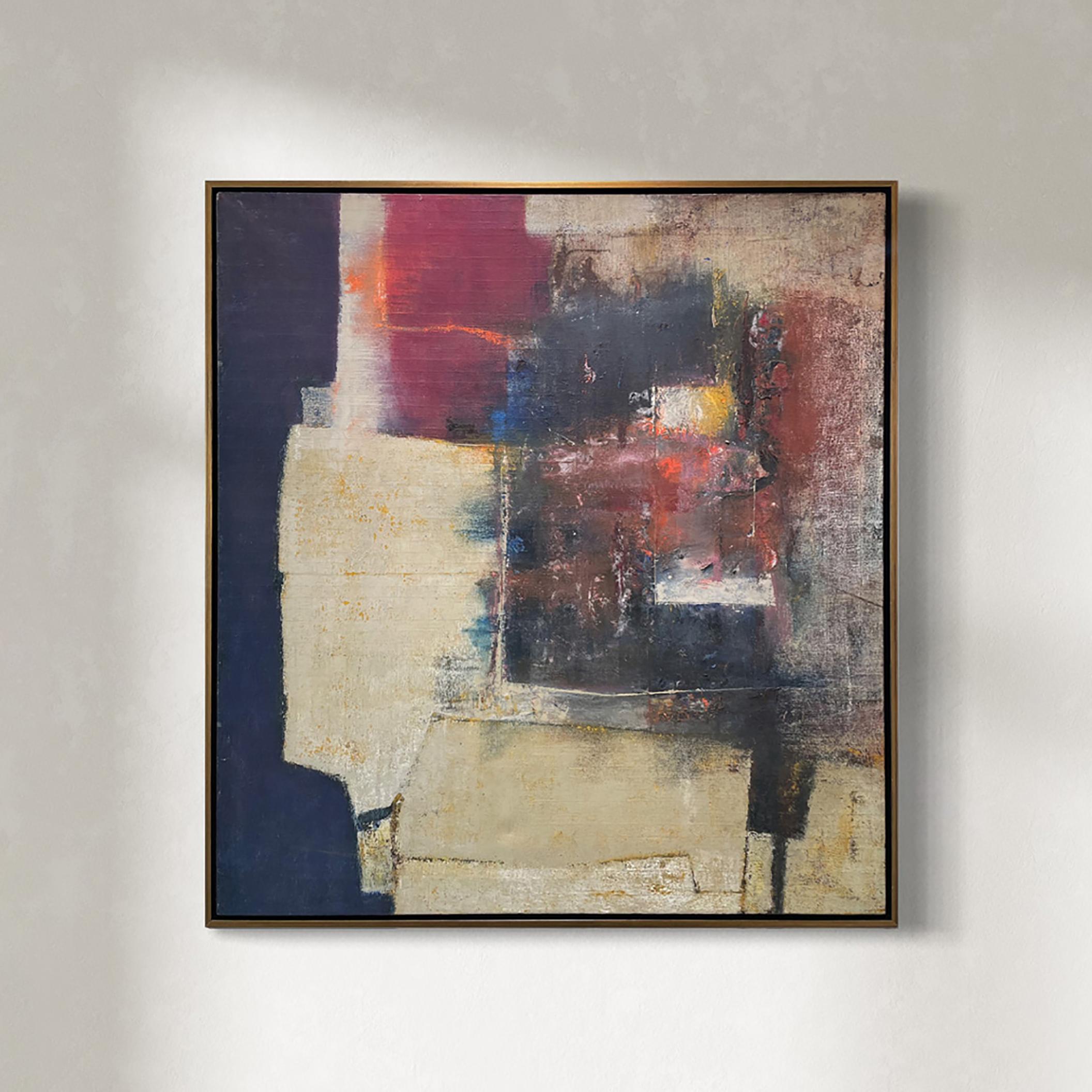 Abstract Painting di Stanley Bate - "Senza titolo #296 (Moderno)", Pittura astratta moderna del 1960