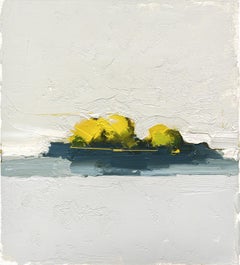 Stanley Bielen "Essen" Framed Oil on Paper Painting