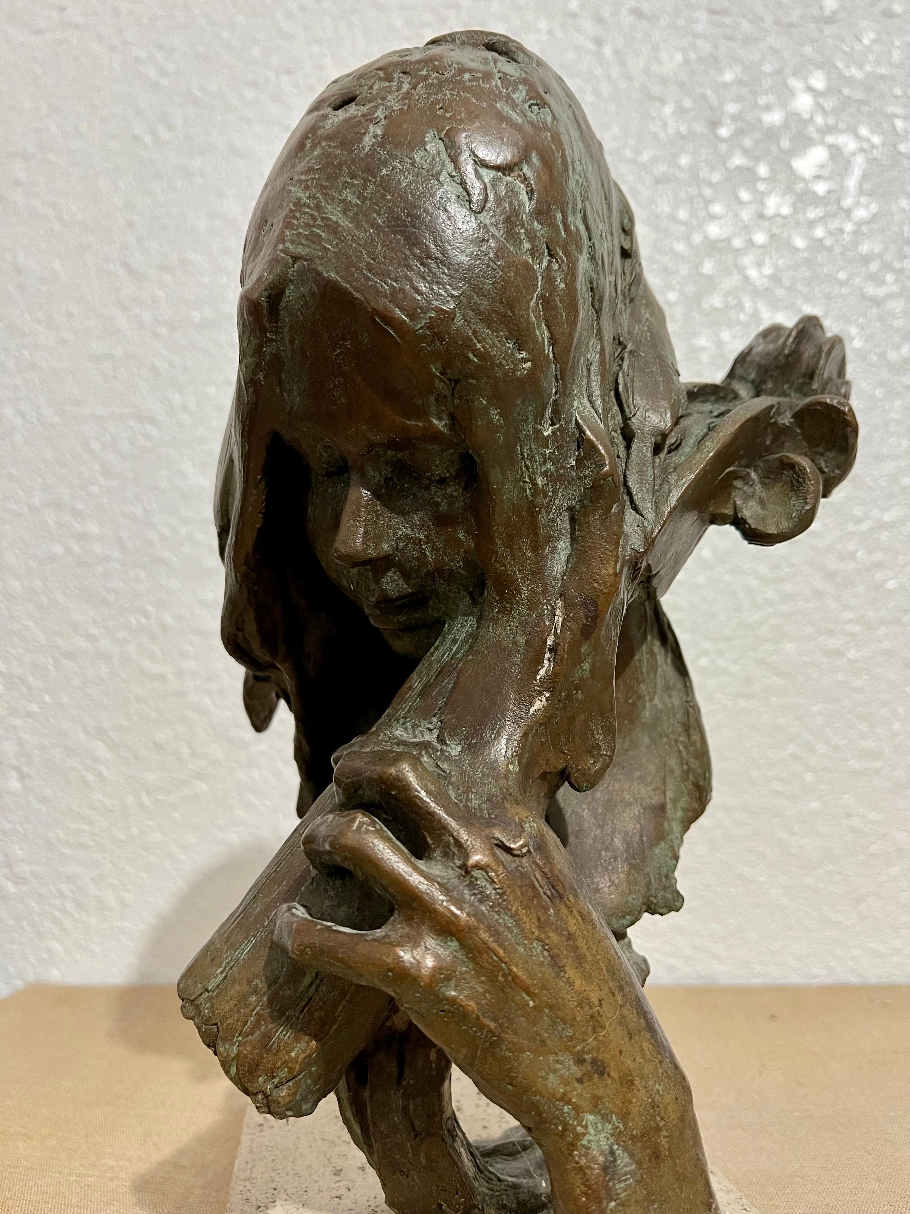 Retaining a fine patina and in overall good condition.
Signed with initials SB.
I believe the edition size was 7 But I cannot find a mark.


Stanley Bleifeld (1924 – 2011) was an American sculptor.
Stanley Bleifeld was born and raised in Brooklyn,