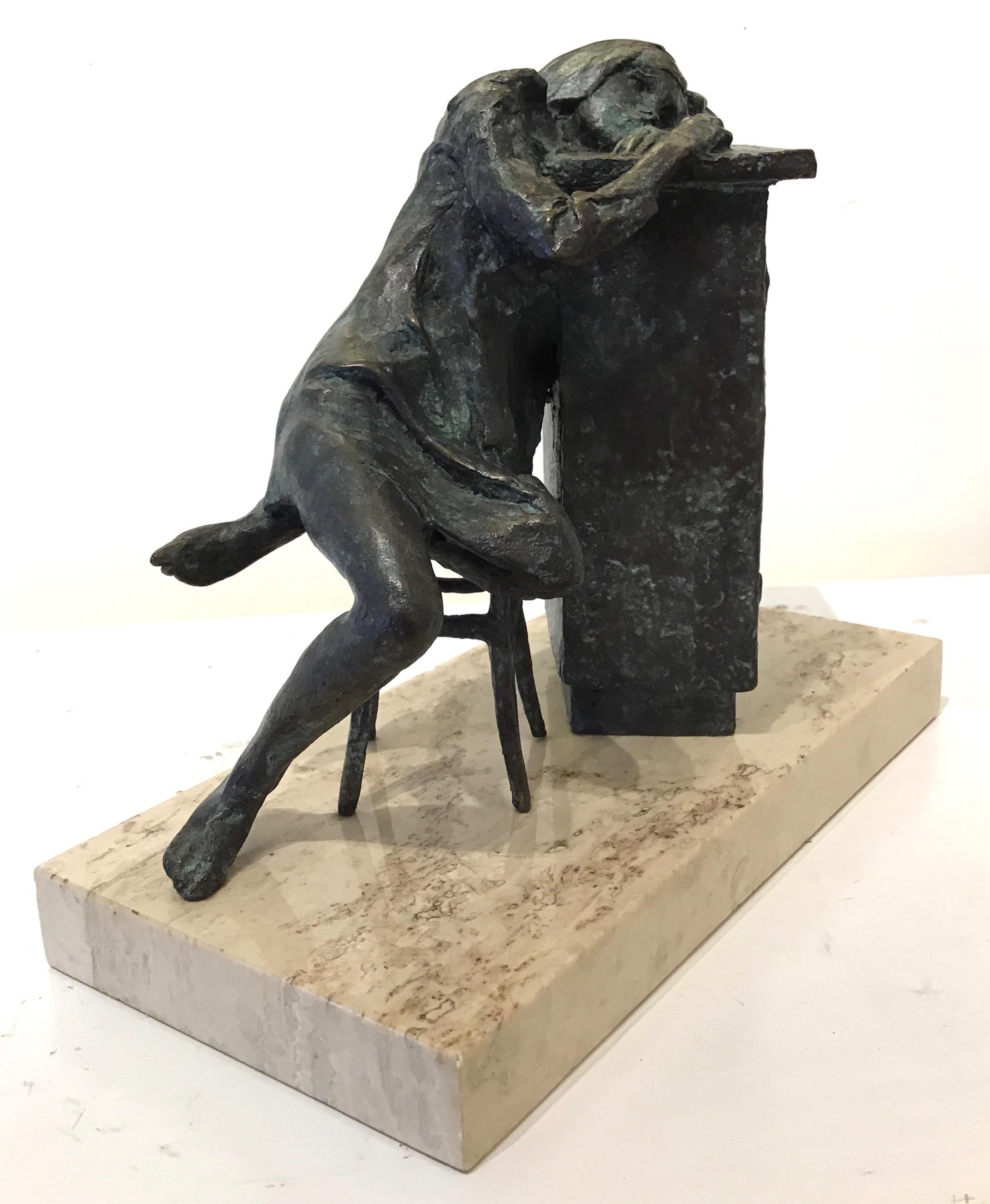Day Dreaming 2/7 - Sculpture by Stanley Bleifeld