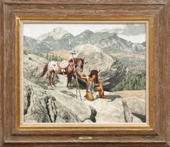 The Sentry's Vigil, Framed Oil Painting by Stanley Borack