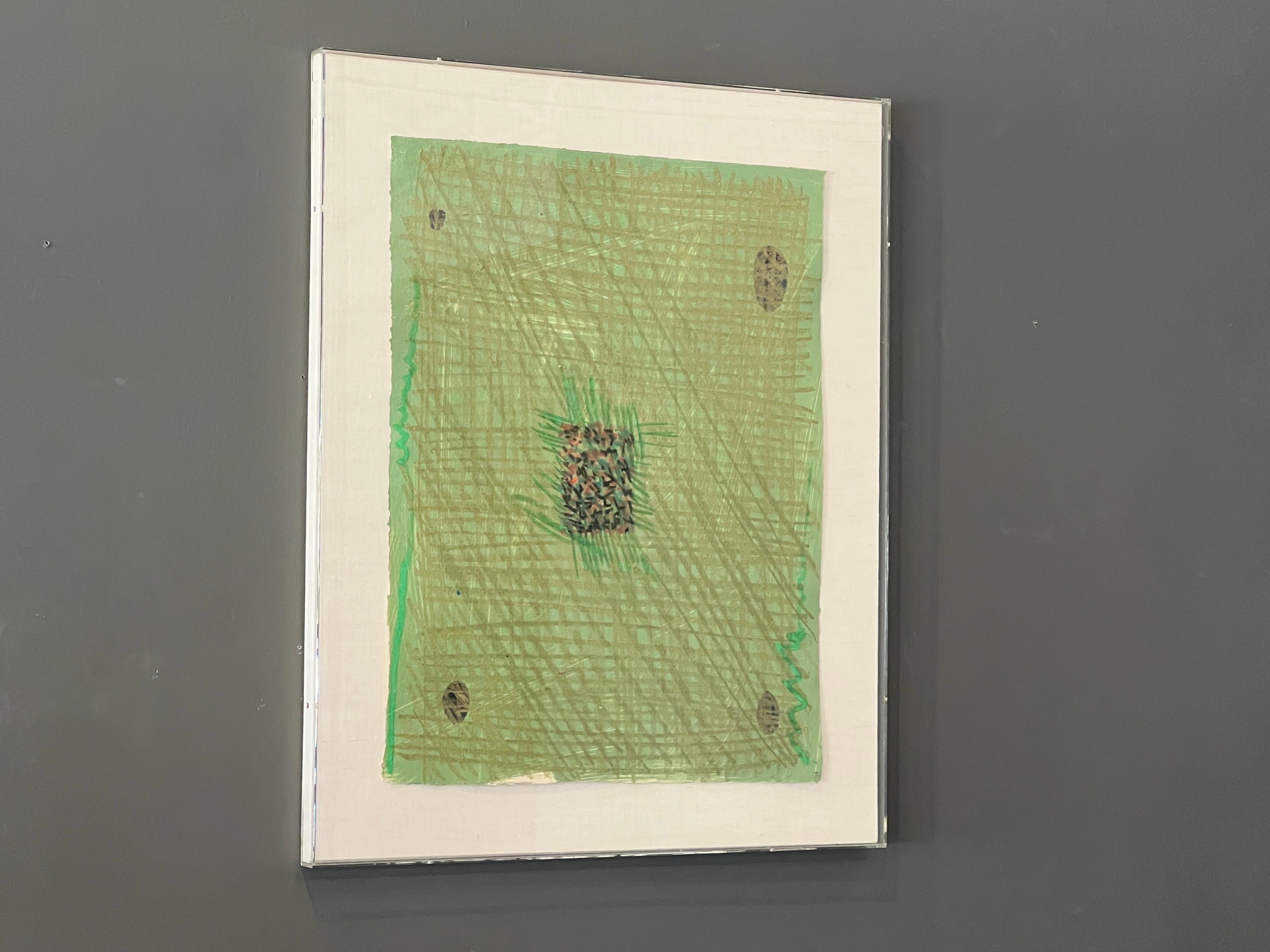Acrylic on paper painting by Stanley Boxer.

As an artist Stanley Boxer (American, 1926-2000) refused to be categorized by any style or movement. Regardless of the medium, Boxer preferred to let the process, whether it be painting, printmaking or