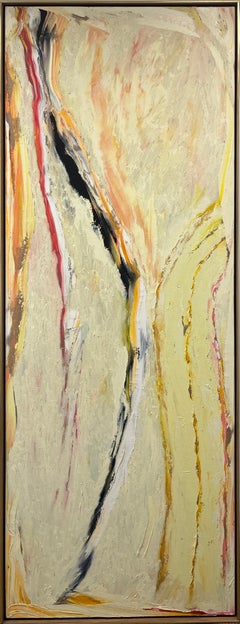 20th c Abstract colorful oil by Stanley Boxer, Smittenflowersofnoon