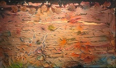Mixed media, oil painting, Stanley Boxer, Hotjoustatdusk
