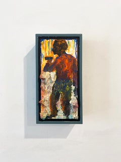 Techniques mixtes, peinture à l'huile, Stanley Boxer, Marblemanandfaith