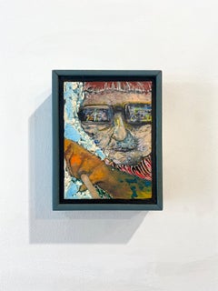 Techniques mixtes, peinture à l'huile, Stanley Boxer, « Marblemanblossom »