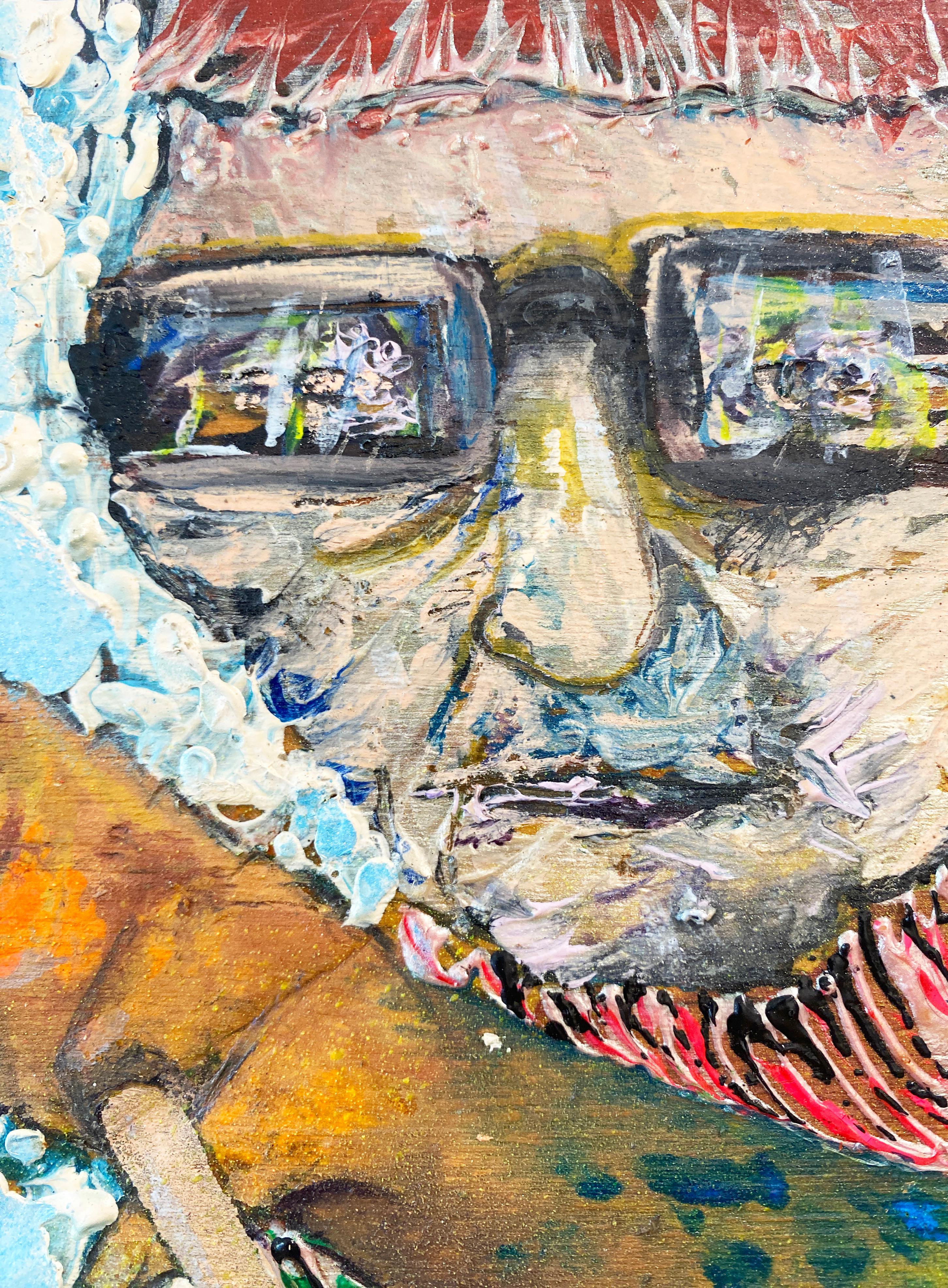 Técnica mixta, Pintura al óleo, Stanley Boxer, 
