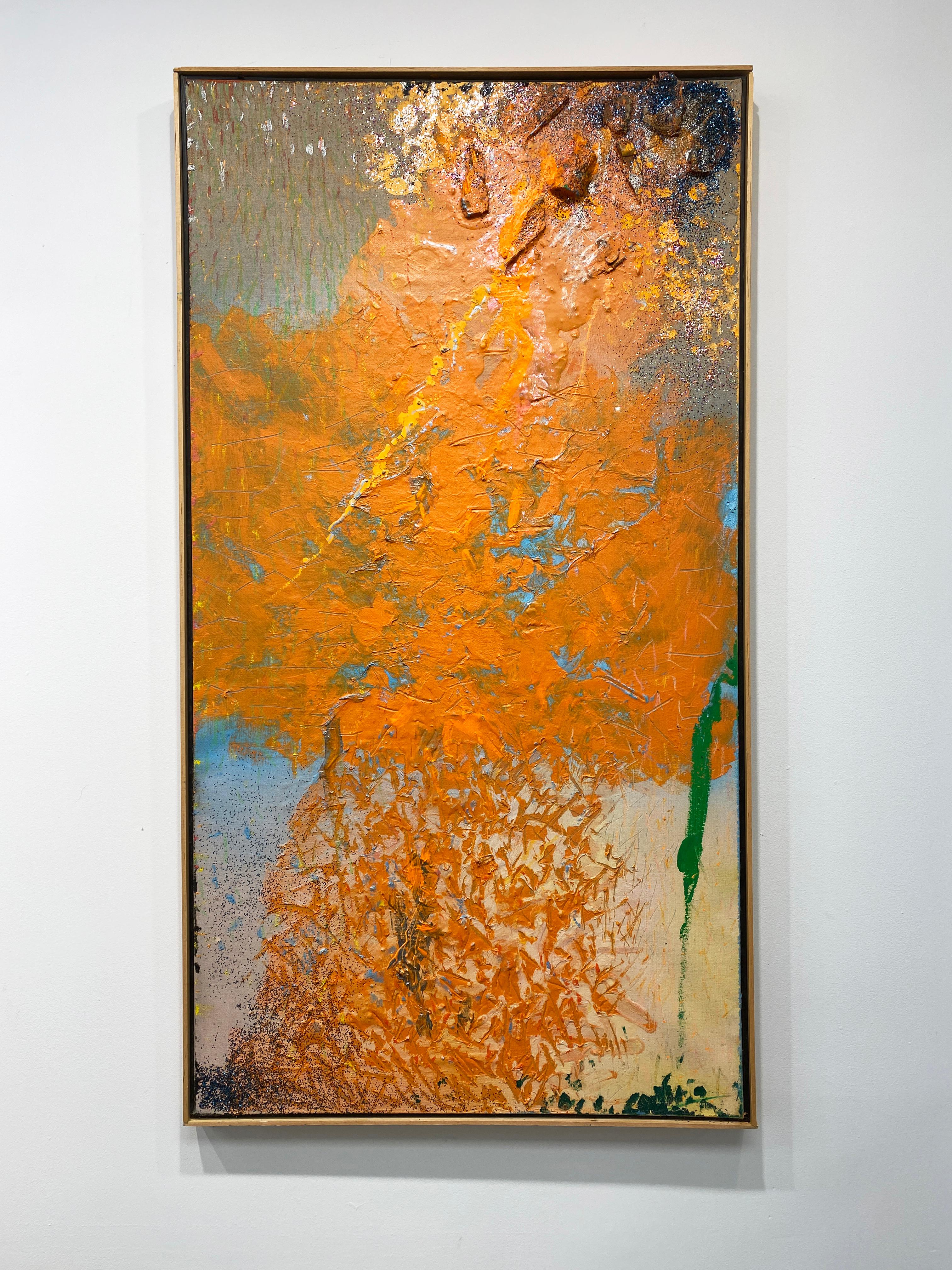 Mixed media, oil painting, Stanley Boxer 'Pindewegunglasgemut' For Sale 1