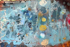 Tecnica mista, pittura a olio, Stanley Boxer, Plainsroartenderly