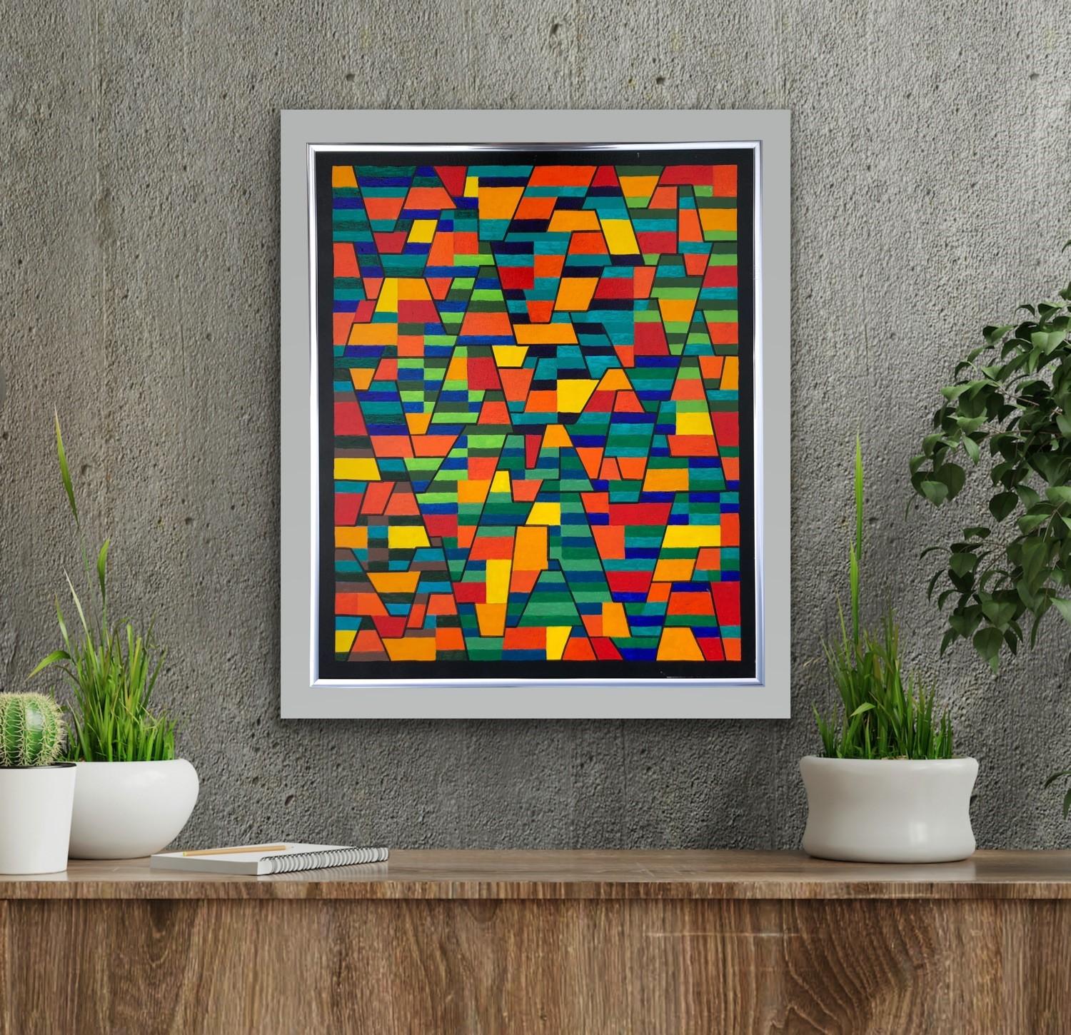 Abstract Painting di Stanley Brundage - Autunno alpino -- Fai un'offerta!