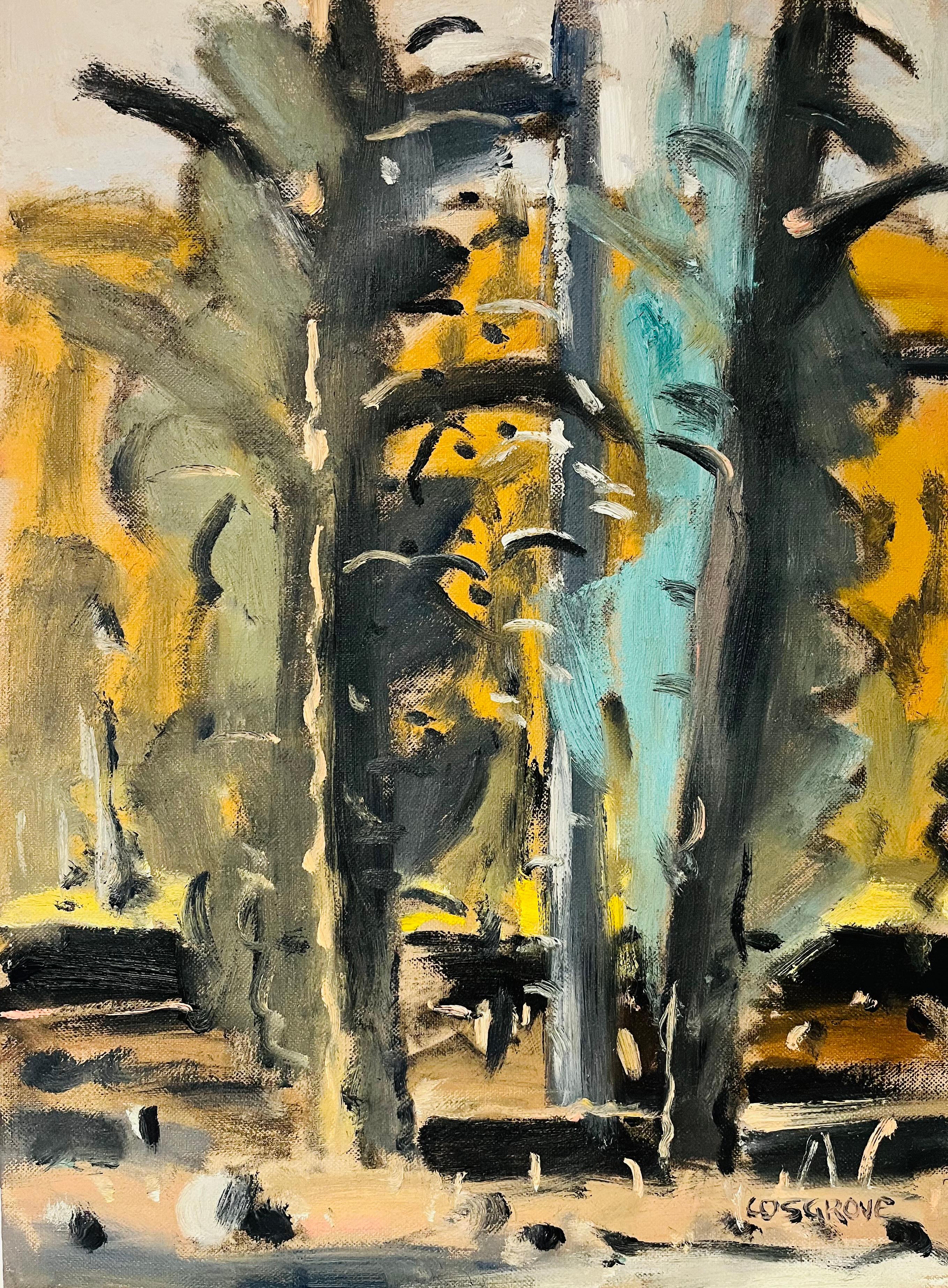 Stanley Cosgrove Landscape Painting – Hudson