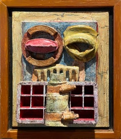 A Unique Abstract Surrealist Wall Assemblage, Chicago Imagist Tradition