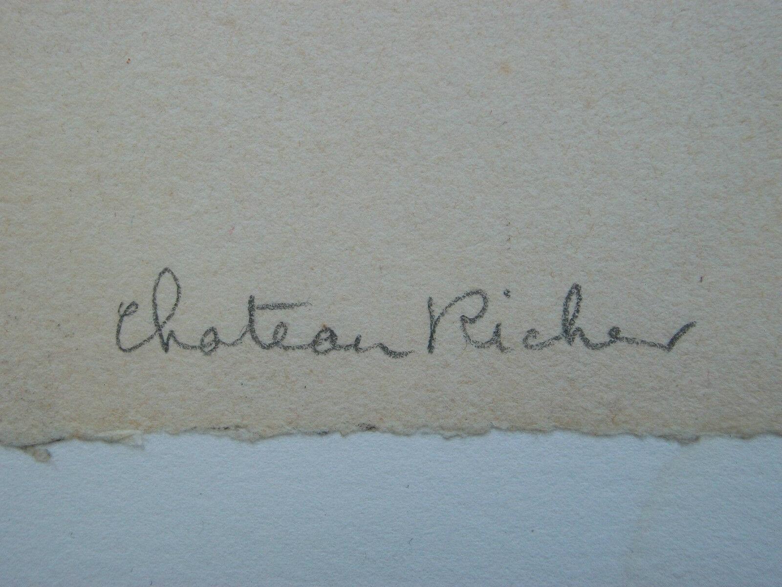Stanley F. Turner R.C.A, Château-richer, Etching on Paper, Canada, 1932 For Sale 4