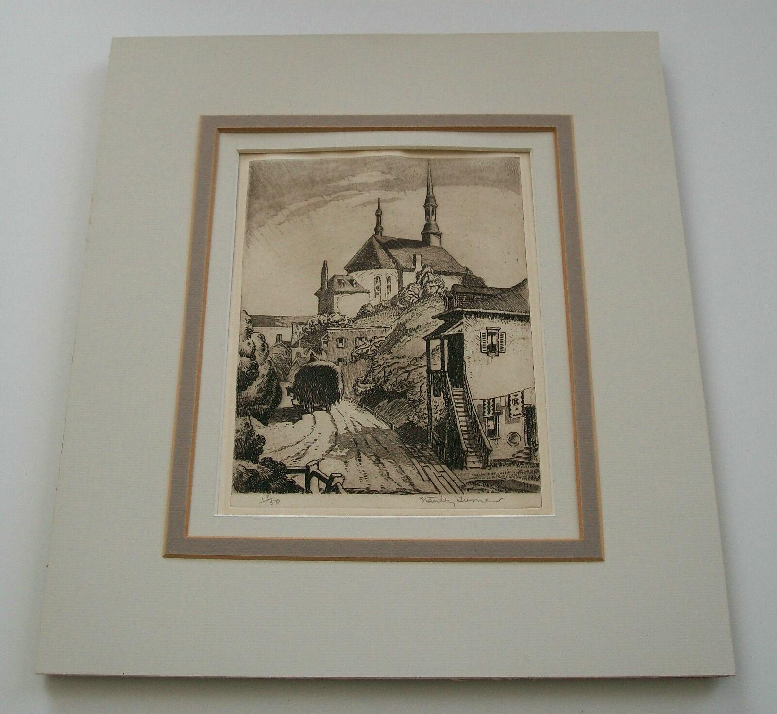Stanley F. Turner R.C.A, Château-richer, Etching on Paper, Canada, 1932 For Sale 6