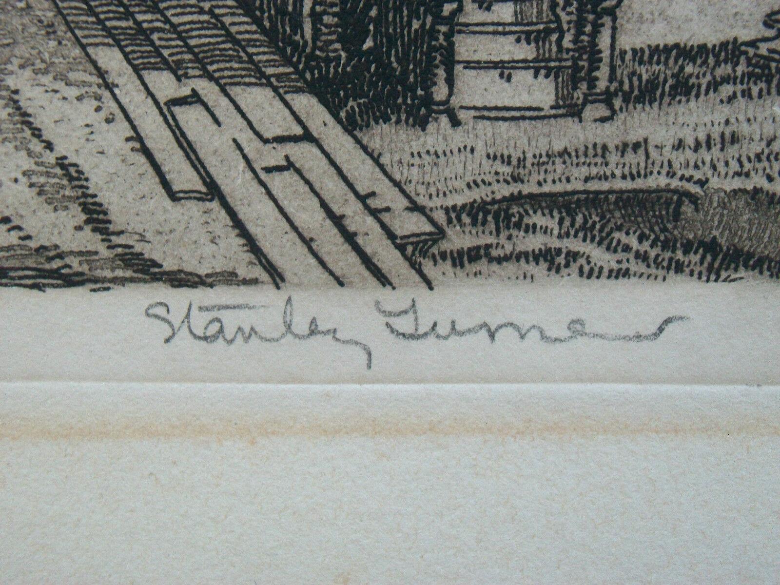 Stanley F. Turner R.C.A, Château-richer, Etching on Paper, Canada, 1932 For Sale 2
