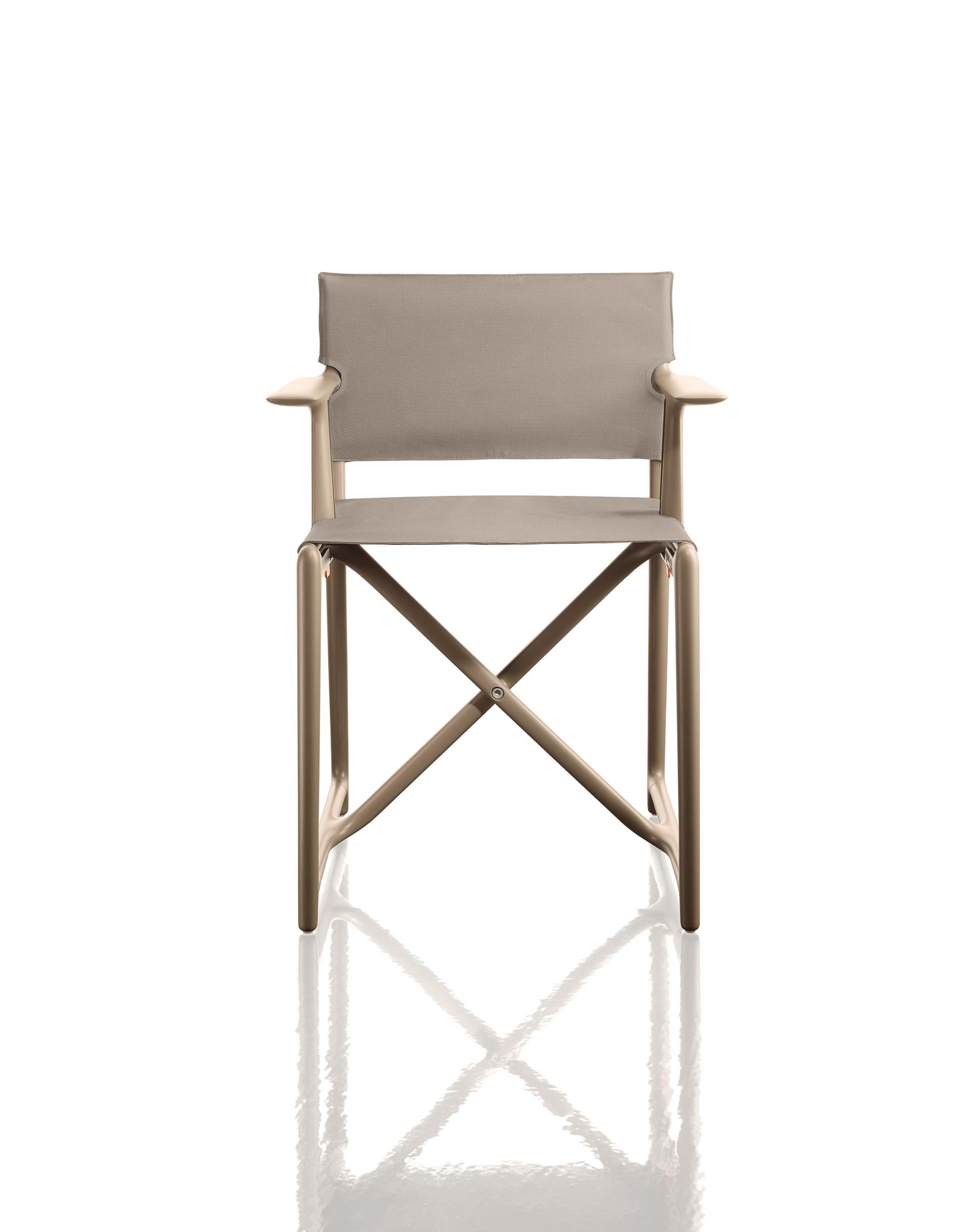Aluminum Stanley Folding Director Chair by Philippe Stark  for MAGIS For Sale