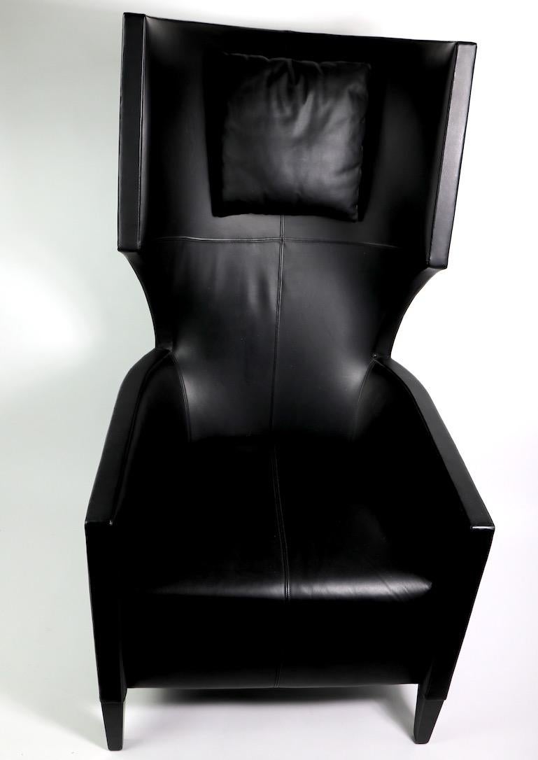 stanley leather recliner