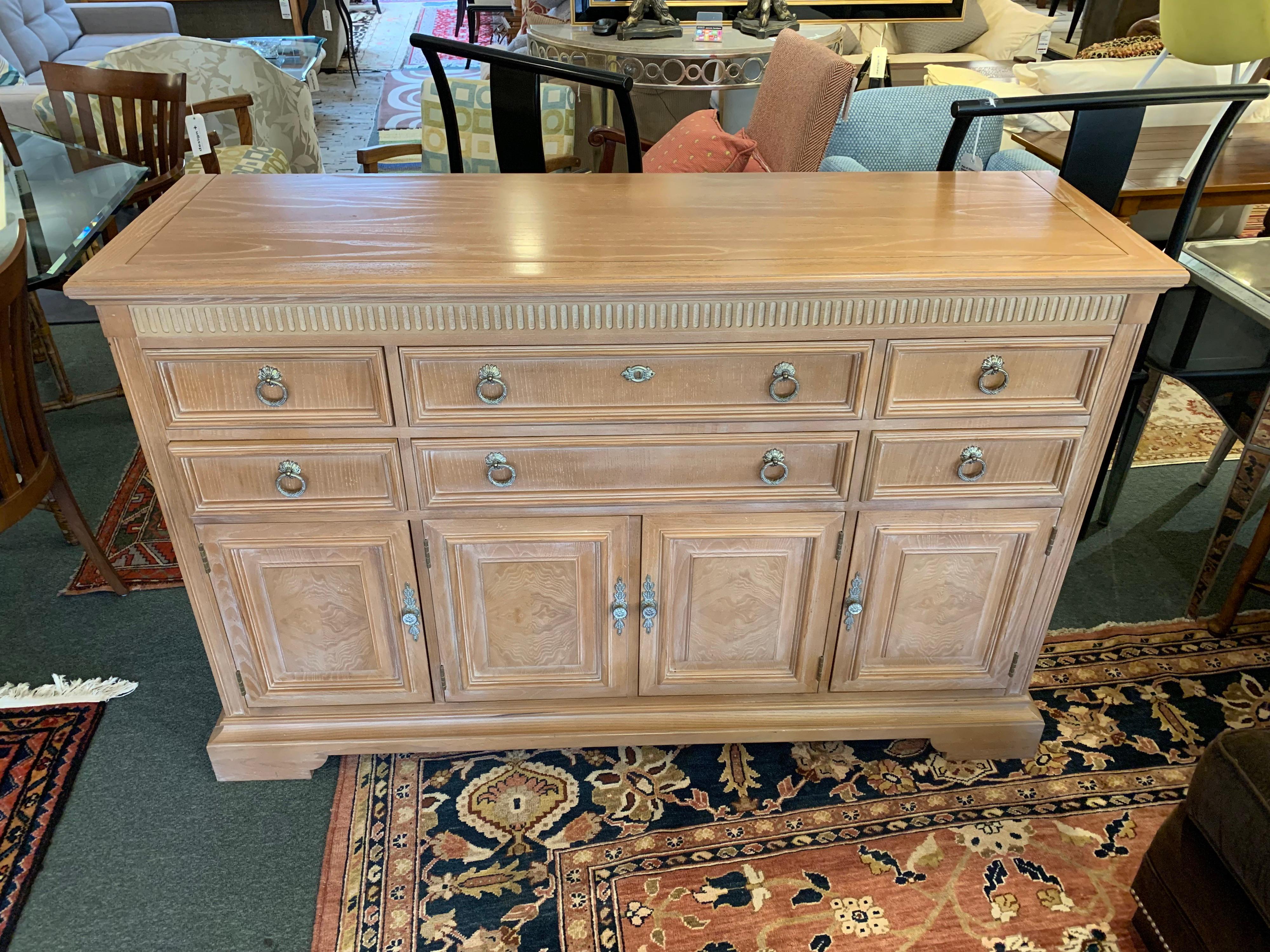 Stanley Furniture Continental Sideboard In Good Condition For Sale In San Francisco, CA