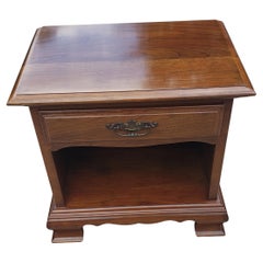 Stanley Furniture Solid Cherry Single Drawer Bedside Table Nightstand