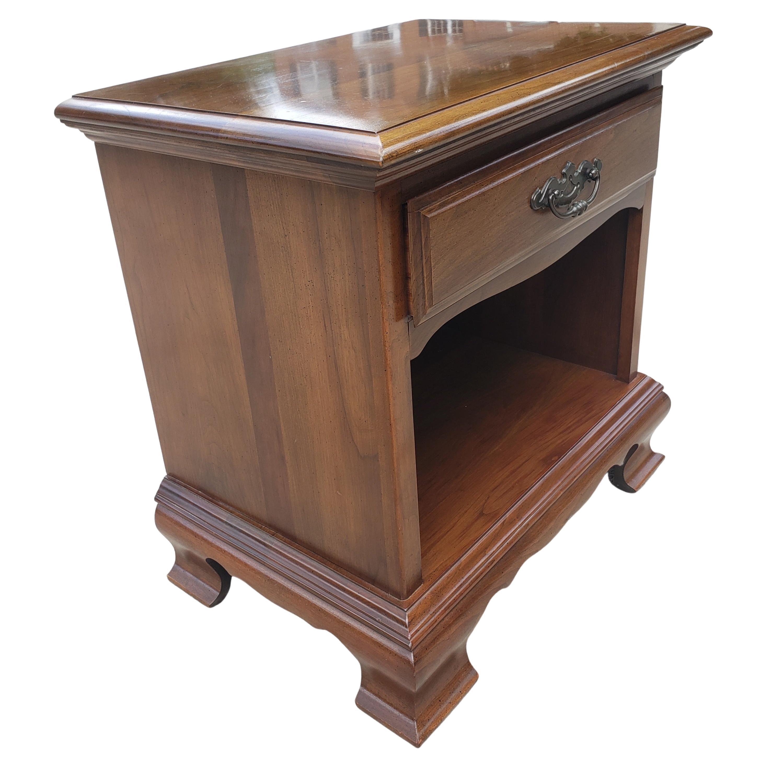 stanley furniture vintage nightstand
