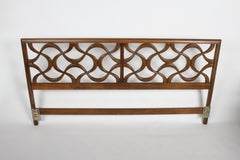 Stanley Furniture "Theme II" Line, Midcentury Sculptural King Size Headboard
