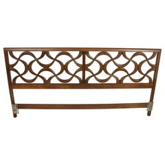 Stanley Furniture "Theme II" Line, Midcentury Sculptural King Size Headboard