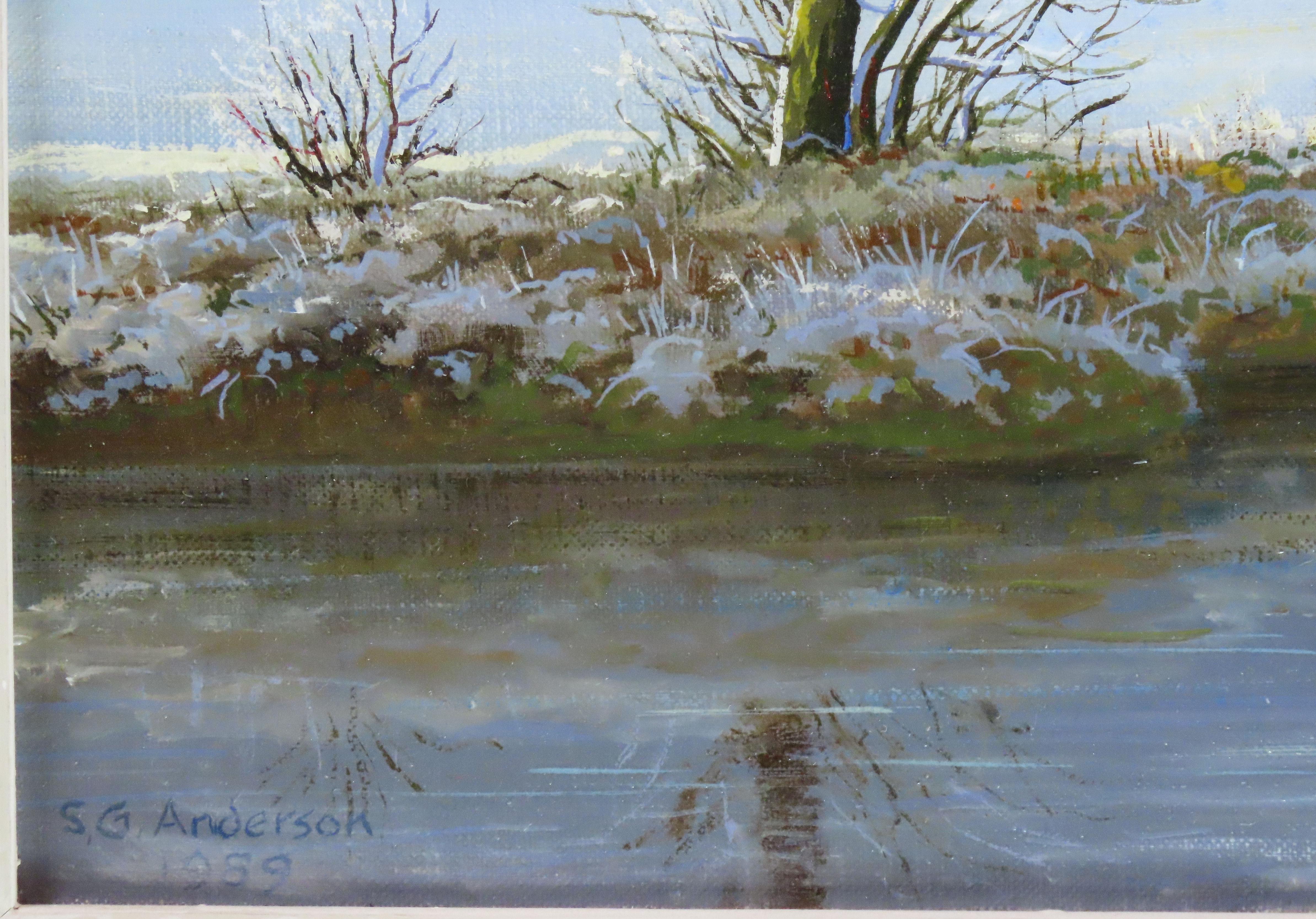 Original Oil on Canvas. STANLEY G. ANDERSON., 