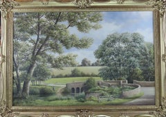 Original Oil on Canvas, STANLEY G. ANDERSON, "Oakley, Bedford"