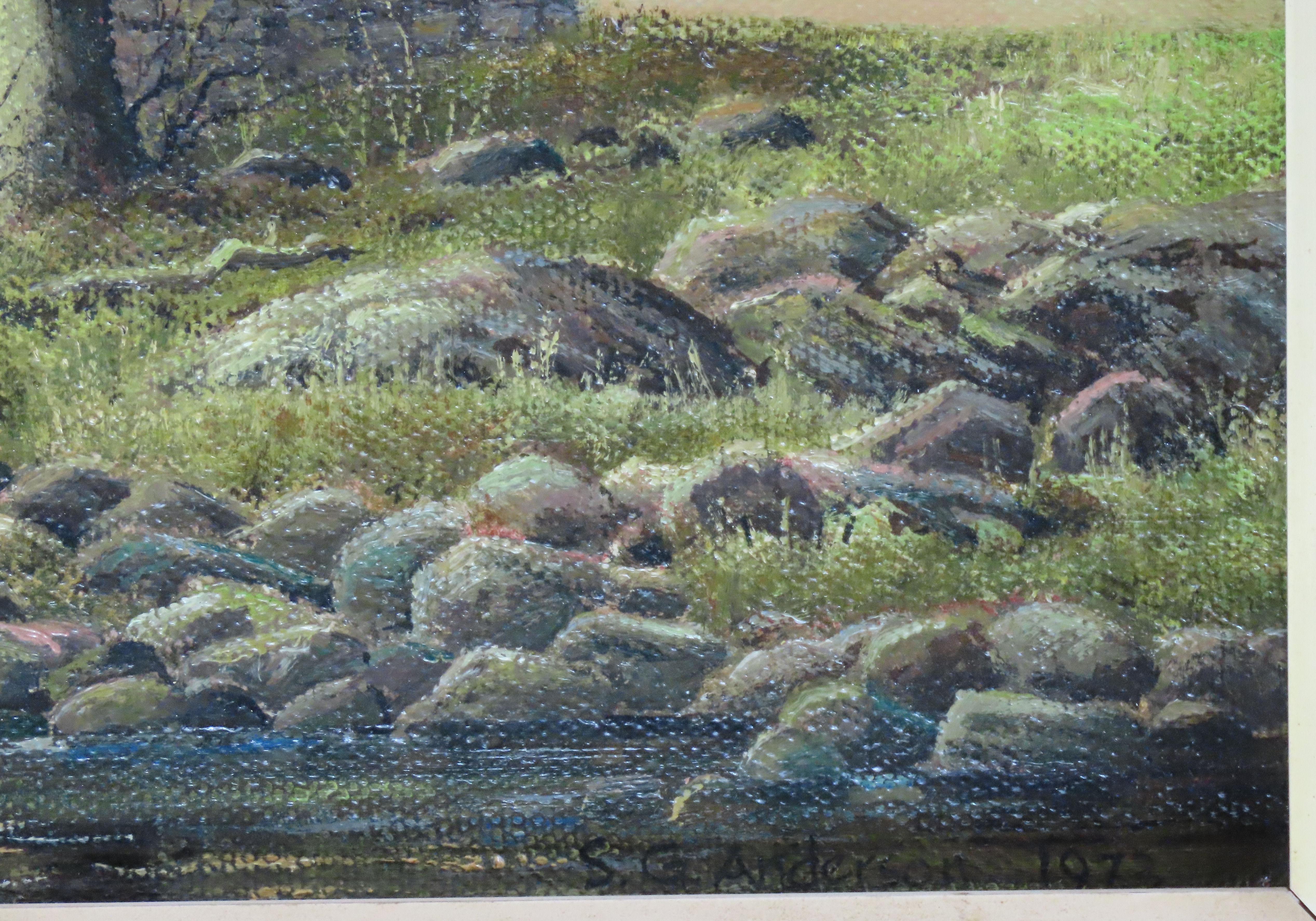 Original Oil on Canvas. STANLEY G. ANDERSON., 