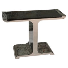 Stanley Jay Friedman for Brueton "Eagle" Stainless Steel Console w/ Stone, 1980
