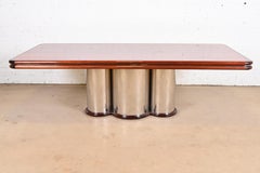 Table de salle à manger sur piédestal de style mi-siècle moderne de Stanley Jay Friedman pour Brueton