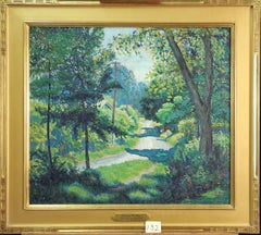 Stanley L. Reckless, Sunlight and Shadows, Oil on Canvas