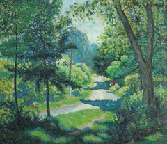 Stanley L. Reckless, Sunlight and Shadows, Oil on Canvas