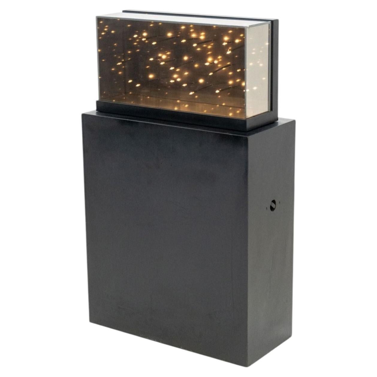 Stanley Landsman "Starry Night" [Infinity Lit Cabinet] Lightbox Sculpture For Sale