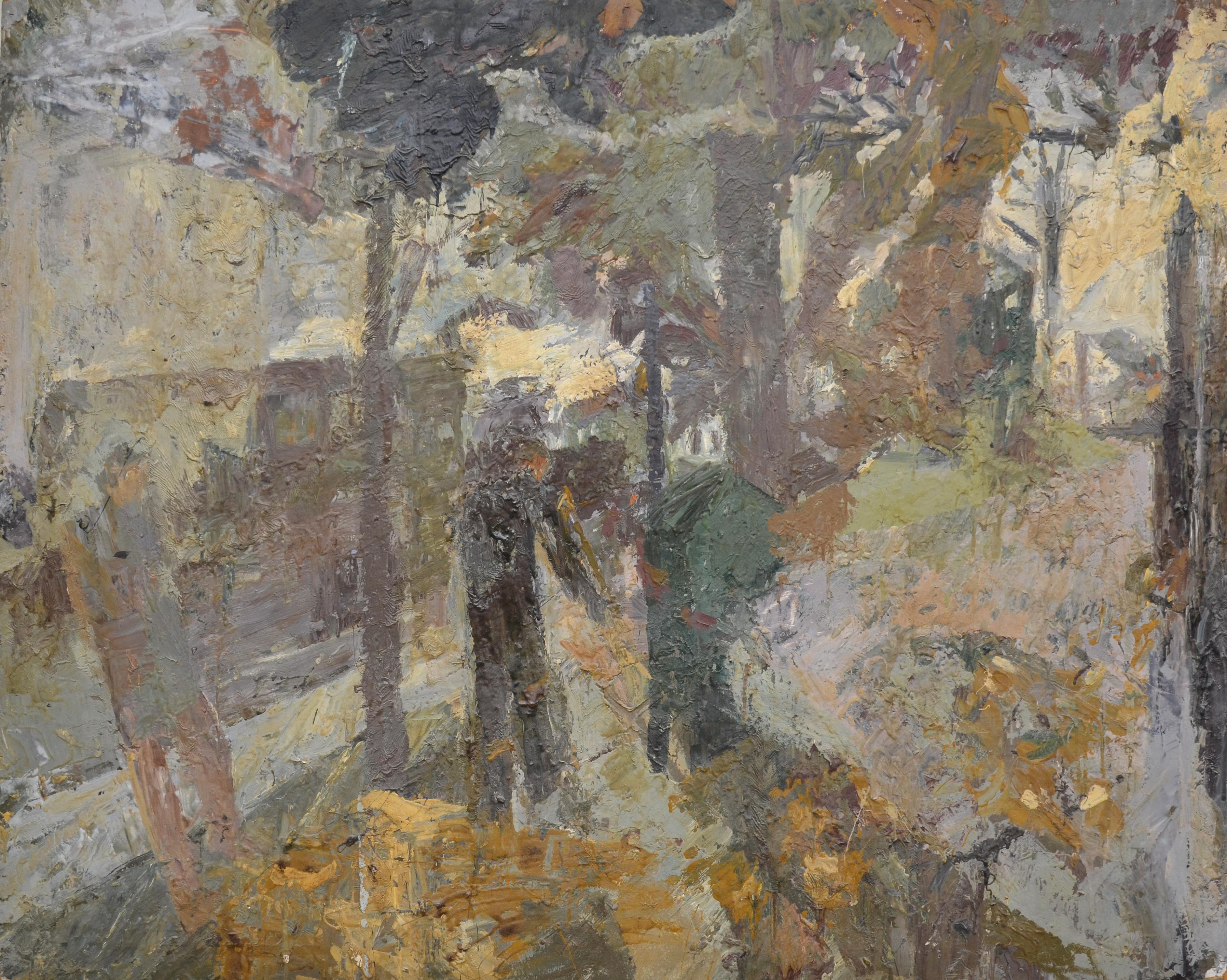 "55th Street" Oil on Board